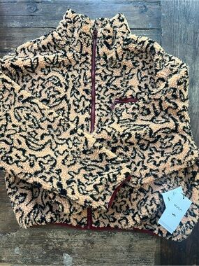 NWT RVCA "Oh Hush Sherpa Jacket" Sz Med
